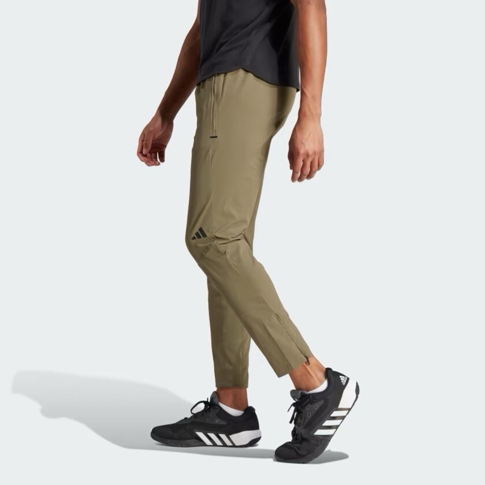 Adidas Men's Training Cordura Workout Pants, Olive Strata.